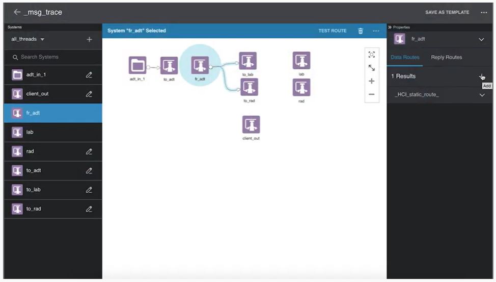 screenshot of Infor Cloverleaf Integration Suite